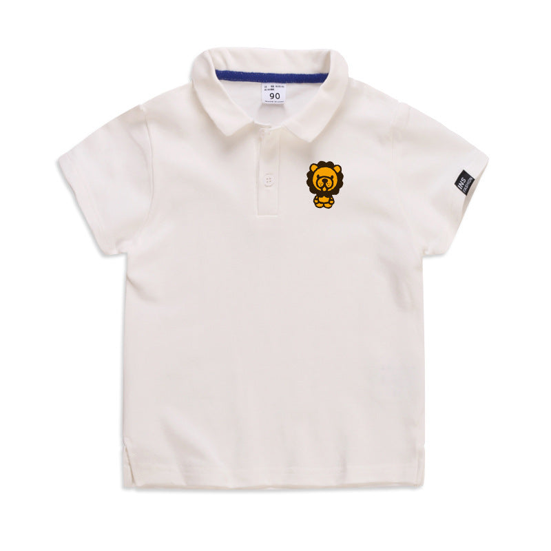 Luxe Piqué Cotton Cartoon Polo Anthology
