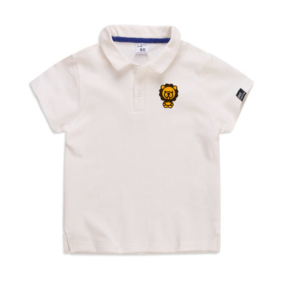 Luxe Piqué Cotton Cartoon Polo Anthology
