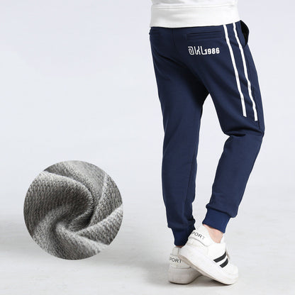 Fashion Cute Solid Color Childrens Cotton Casual Anti-Mosquito Pants Protective Charm