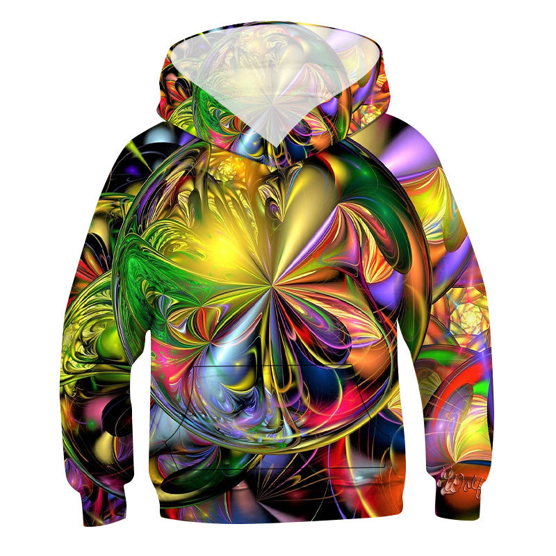 Immersive 3D Vision Digital Graphic Hoodie