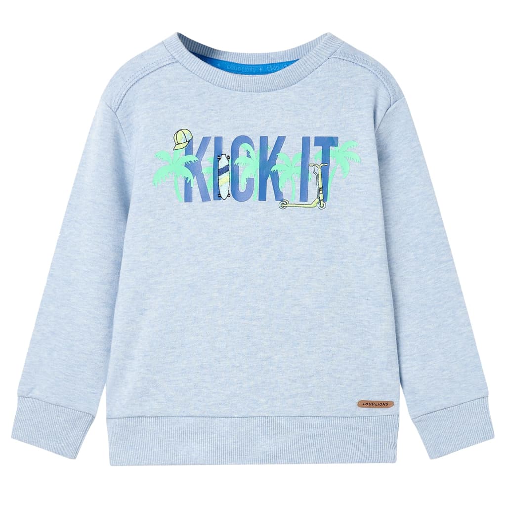 The Sky Melange: Premium Light Blue Sweatshirt Collection