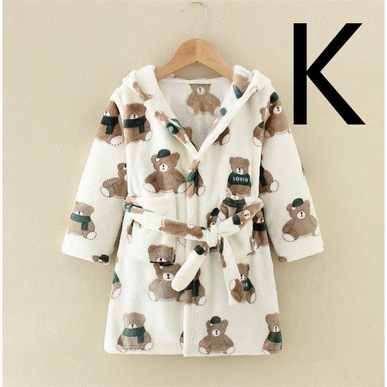 All-Season Heirloom: Thickened Flannel Children’s Robe