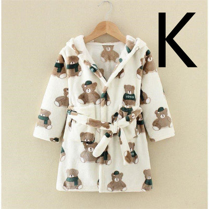 All-Season Heirloom: Thickened Flannel Children’s Robe