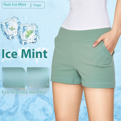 Ice Mint Nude Feeling Yoga Shorts