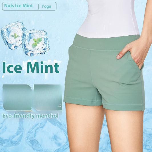 Ice Mint Nude Feeling Yoga Shorts