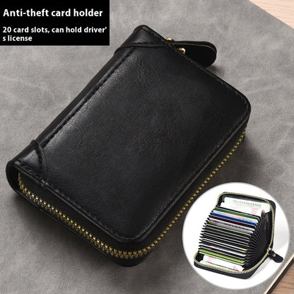Men's Anti-demagnetization And Anti-theft ID Card Bag