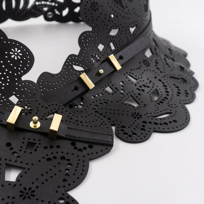 Women's Cowhide Belt Decoration Fashion Girdle Match With Coat Waist-tight Leather Belt