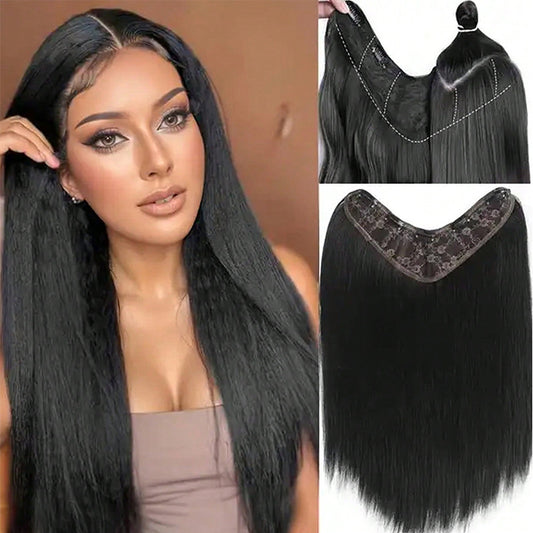 Women's One-piece U-shaped Invisible Seamless Hair Extension