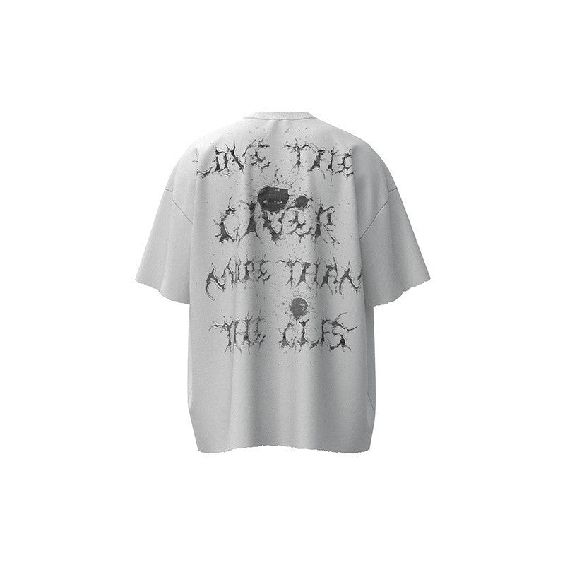 American Retro Short Sleeve T-shirt Men And Women