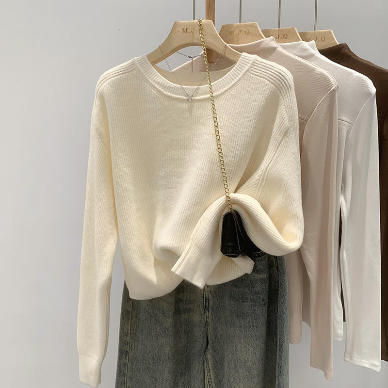 Simple Casual All-match Sweater Top