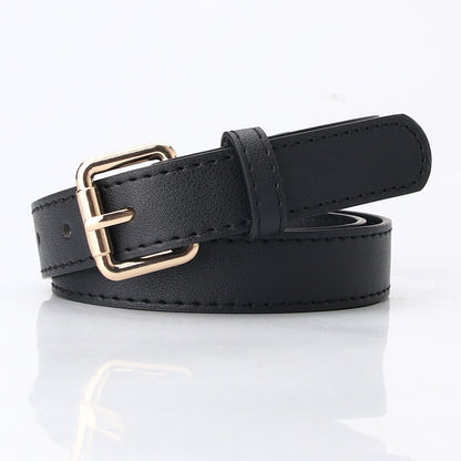 Women's Simple Pu Korean Style All-matching Trendy Fashion Belt