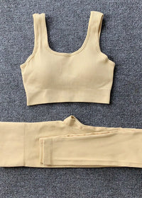 Beige Square Neck