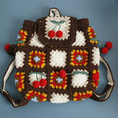 Handmade Wool Crocheted Ladies Shoulder Bag