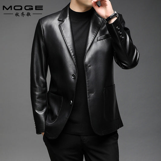 Single-Breasted Business Casual Suit Gentleman Executive Poise
