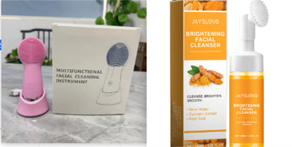 Silicone Face Cleansing Brush Facial Cleansing Brush Electric Facial Brush Vibration Heating