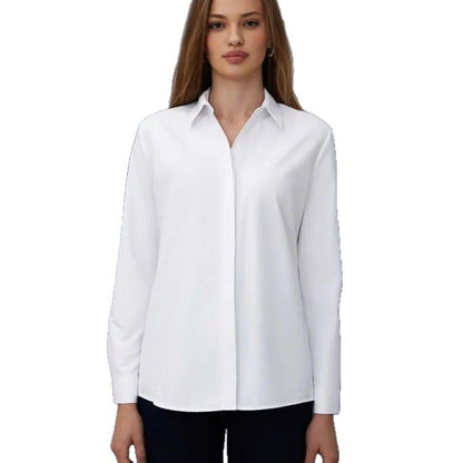 Foreign Trade Shirt Design Blouse Versatile Casual Long Sleeve