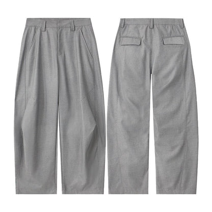 Retro High Grade Pleated Women's Wide-leg Pants