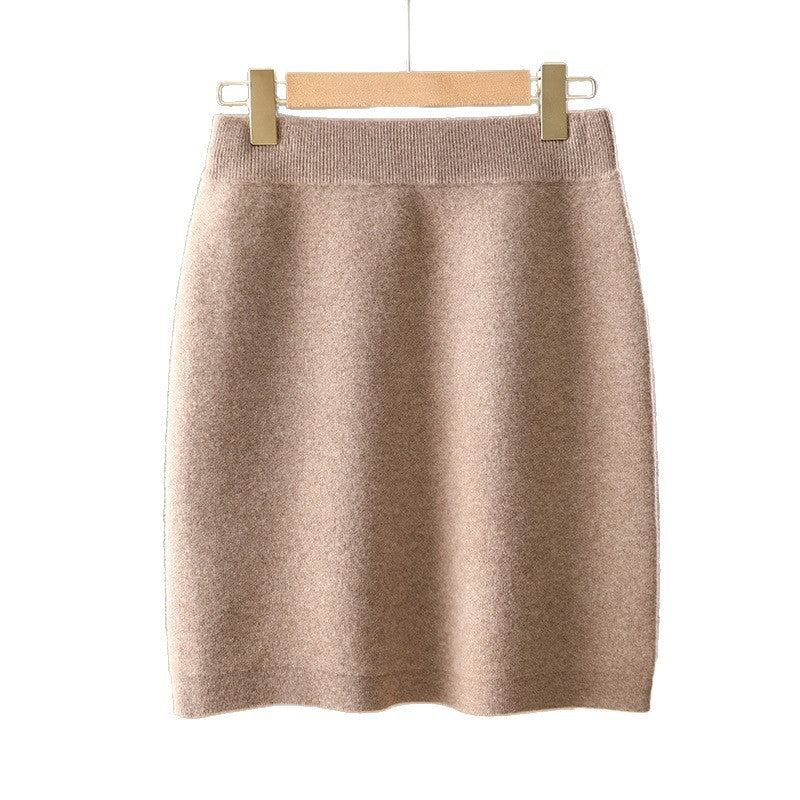 Women's Bags Body Little Short Dress Pure Wool Knit Skirt