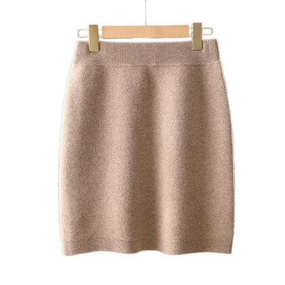 Women's Bags Body Little Short Dress Pure Wool Knit Skirt