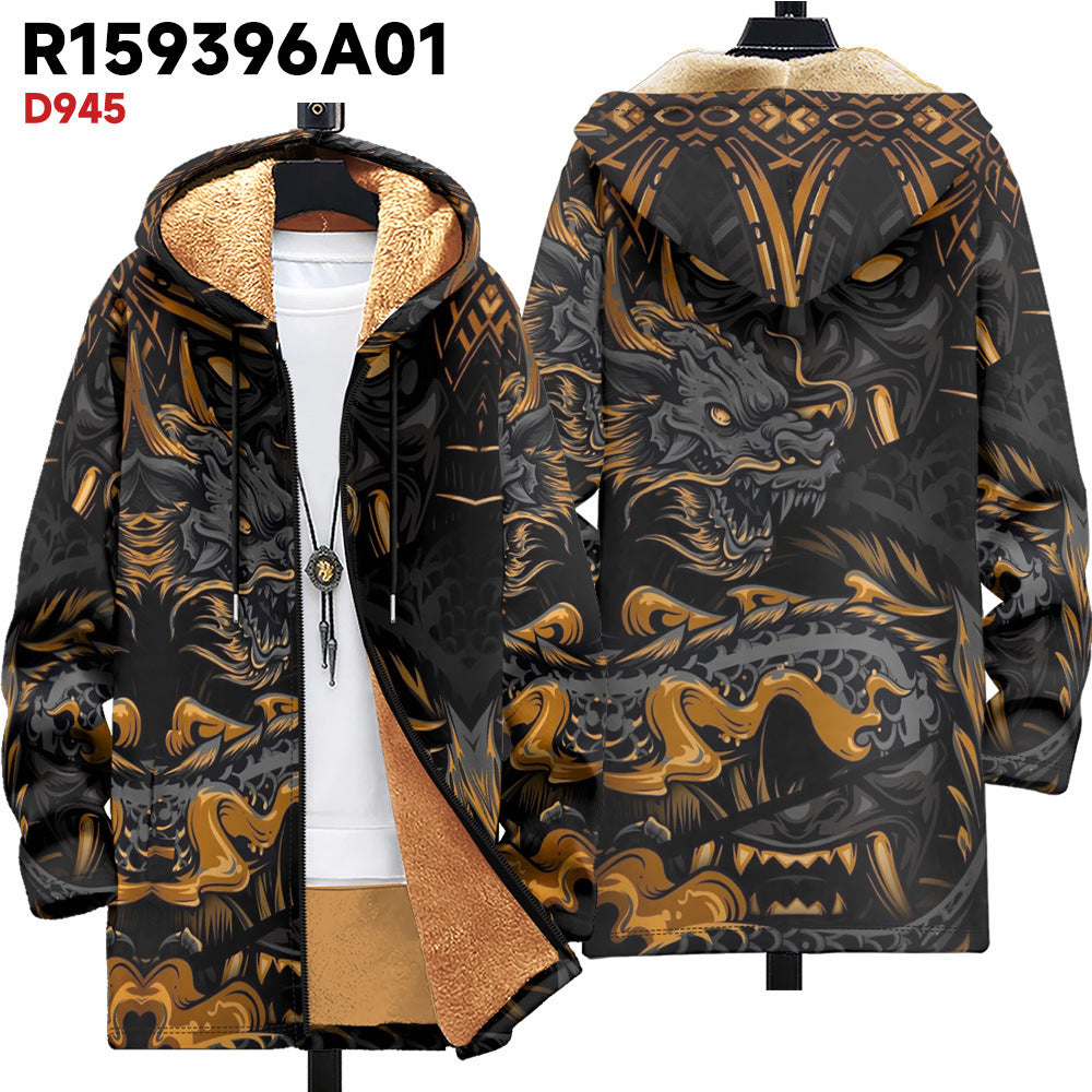 Hooded Cardigan Thick Winter Clothes Cozy Layered Essential