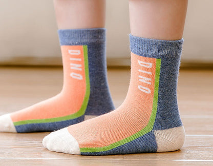 The Celestial Sock: Five-Pointed Star & Dinosaur Fashion Socks