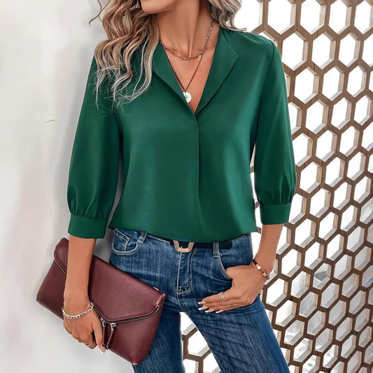 Women's Fashion Loose-fitting Long Sleeves Shirt
