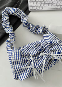 Blue Grid Dark Blue Pattern