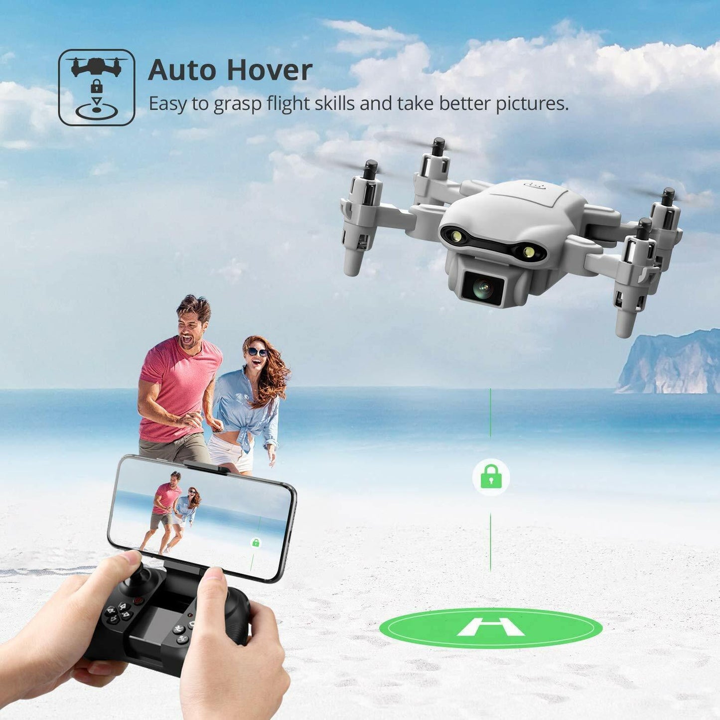 4D V9 KidsCam: Mini Drone with Camera RC Toy Gift for Boys & Girls