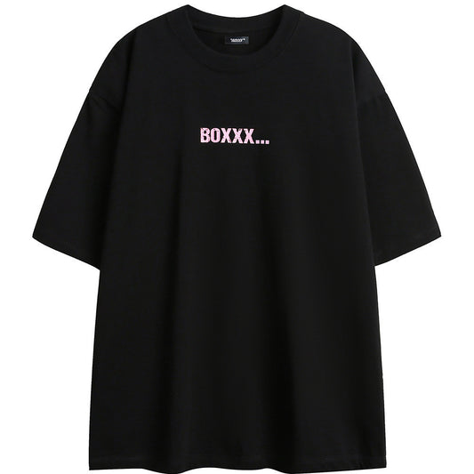 Printed Casual Short-sleeved Cotton T-shirt For Men