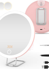 Pink Stand Tweezers Scissors