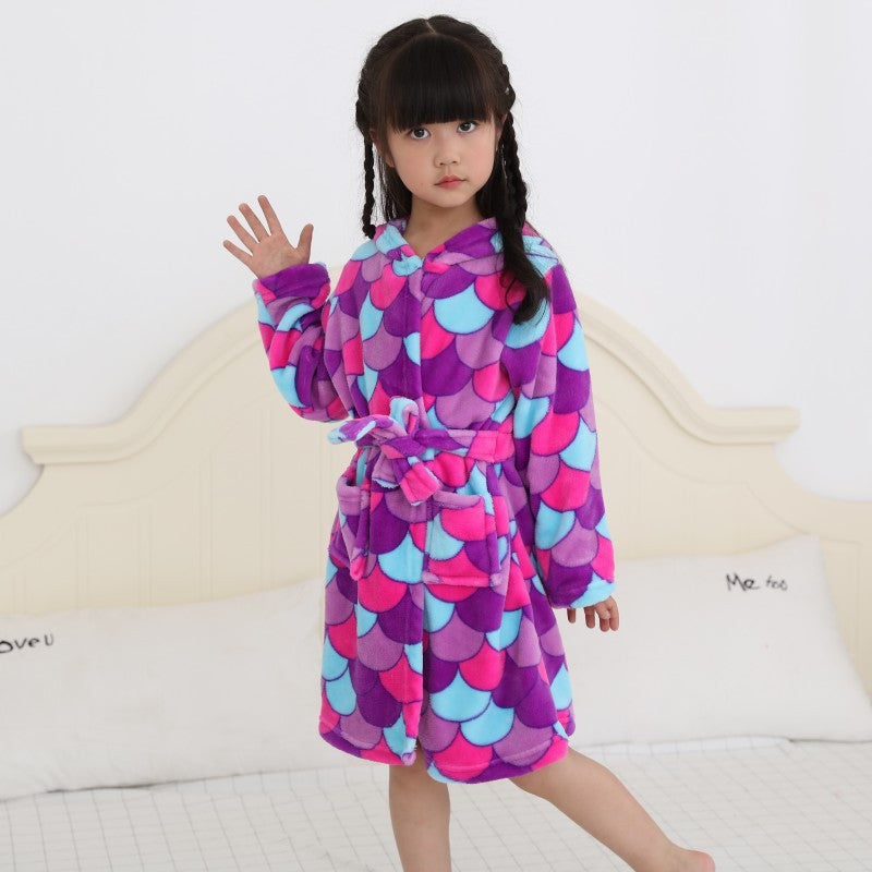 The Tenma Robe: Flannel Children’s Home Nightgown