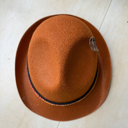 Feather Top Hat Non-woven Fabric Three Colors