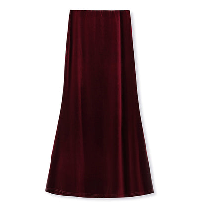 Early Autumn National Style New Fashion Advanced Long Skirt