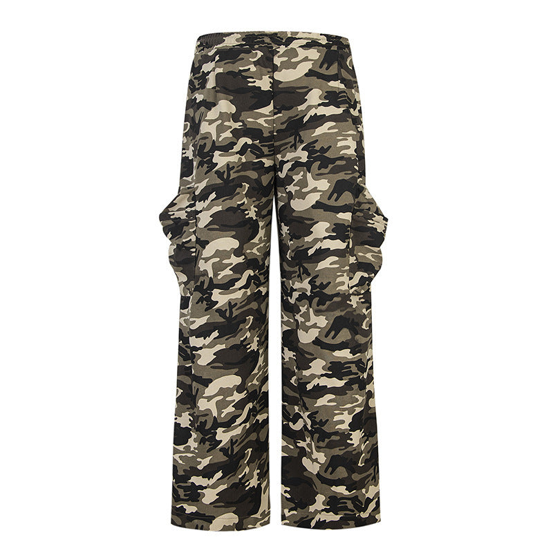 Sports Loose Camouflage Pants Women