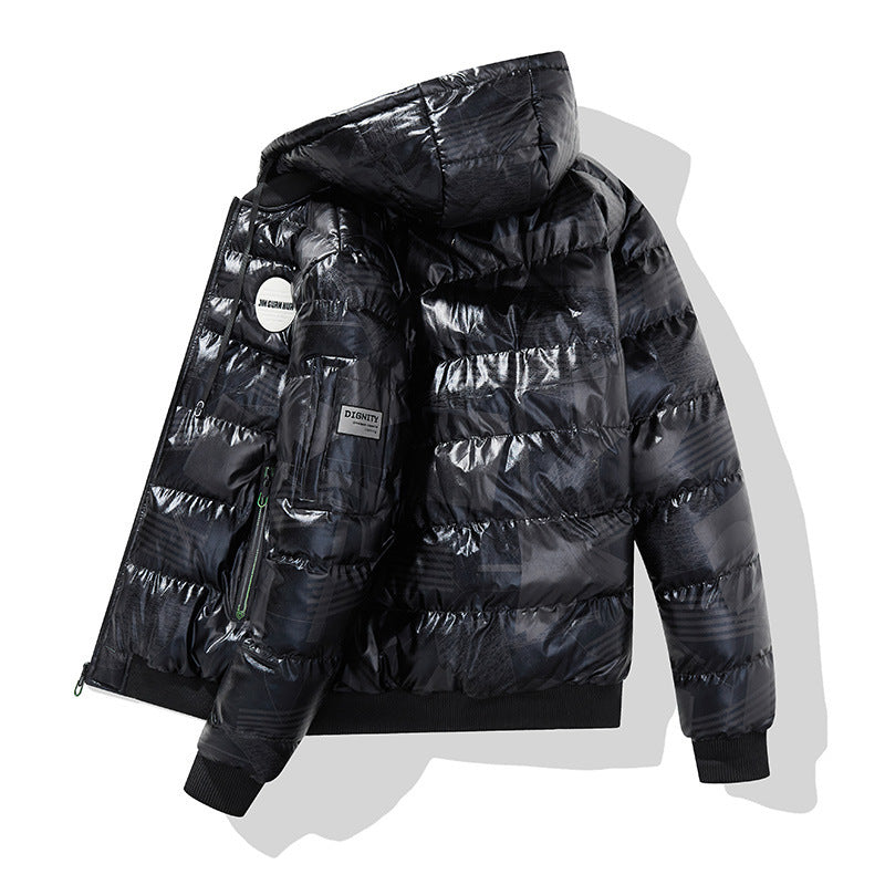 The Plus-Size Thermal: Thickened Hooded Cotton-Padded Men’s Coat