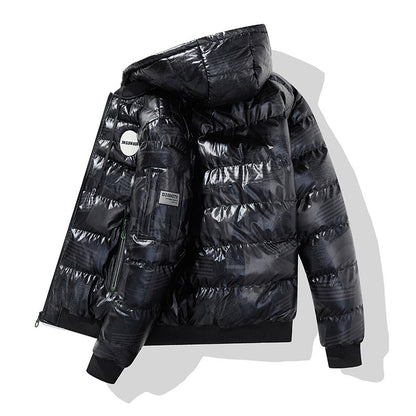 The Plus-Size Thermal: Thickened Hooded Cotton-Padded Men’s Coat