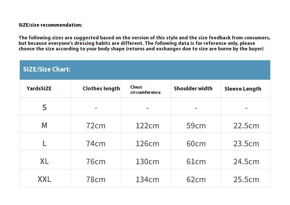 Cross Star Decorative Short-sleeved T-shirt Men