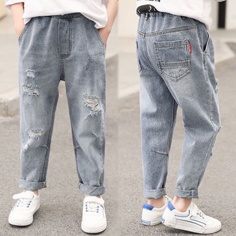 Boys Denim Trousers Childrens Clothing Rugged Reliability