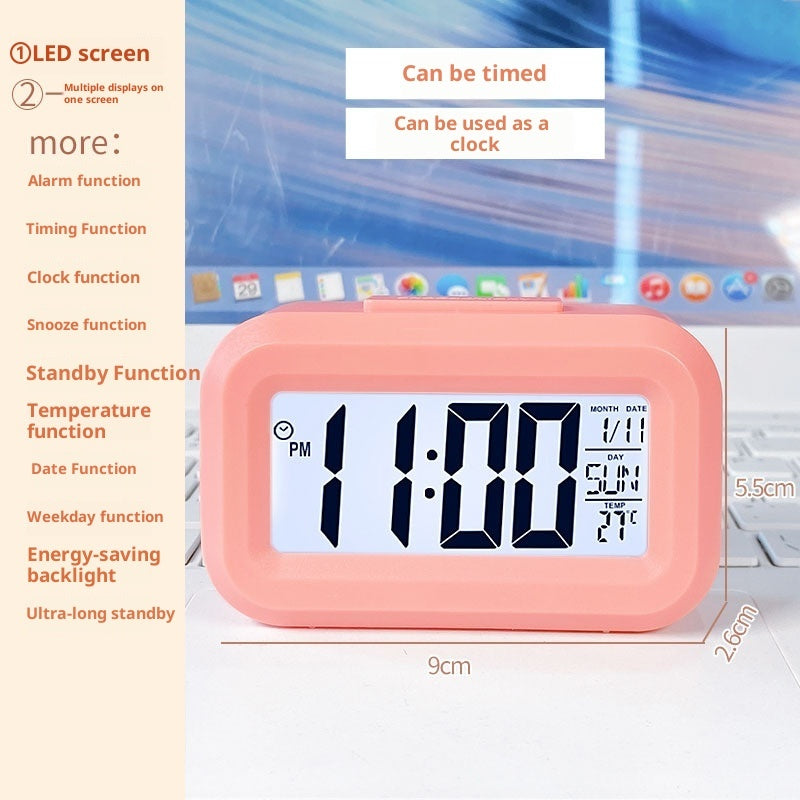 Desktop Alarm Clock Fashionable Smart Multifunctional Electronic Clock