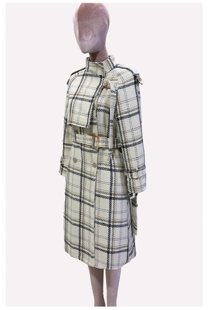 High Sense Autumn And Winter Woolen Coat Female Long Thickened