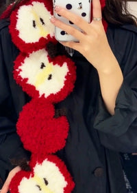 Finished Apple Scarf