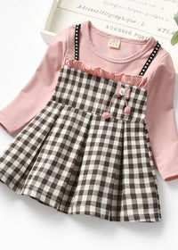 Rivet Fake Two Pieces Pink