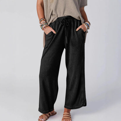 Women's Fashion Casual Wide Leg Leisure Sports Pants