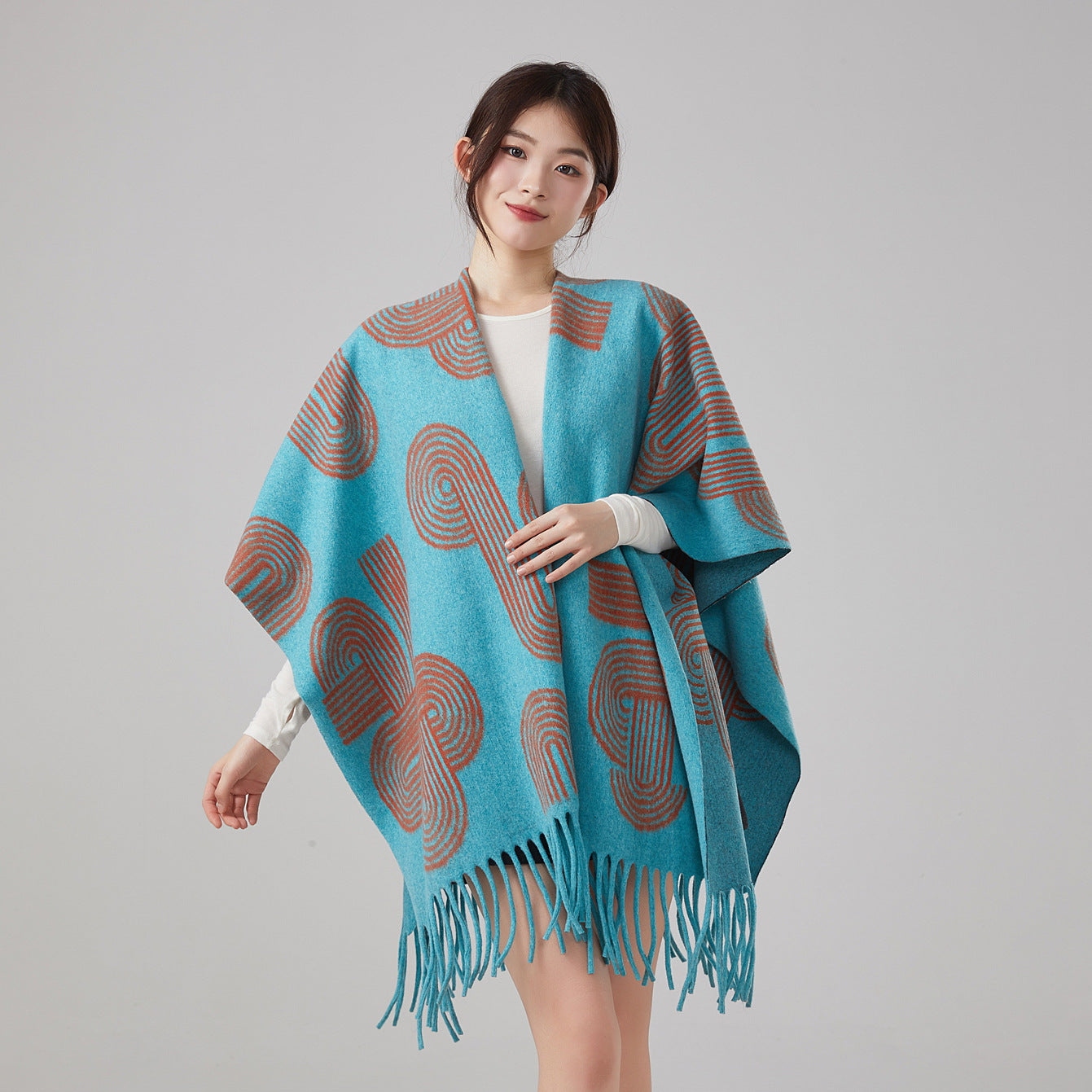 Autumn And Winter Ethnic Style Warm Shawl