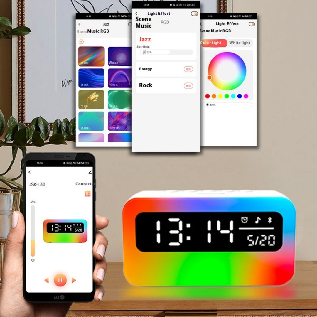 Serenity Drift: White Noise Atmosphere & Smart Audio Alarm