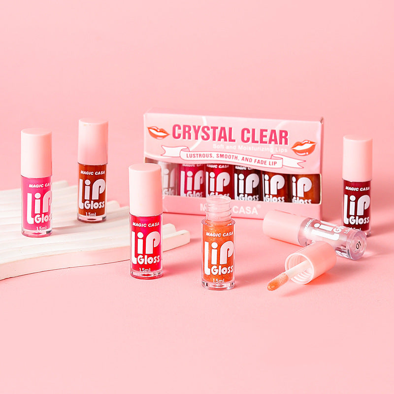 Six Sets Of Water Jelly Lip Care Oil
