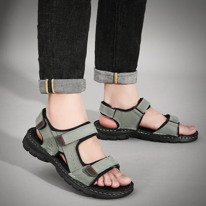 Easy Transition: Summer Men’s Velcro Sandals & Slippers