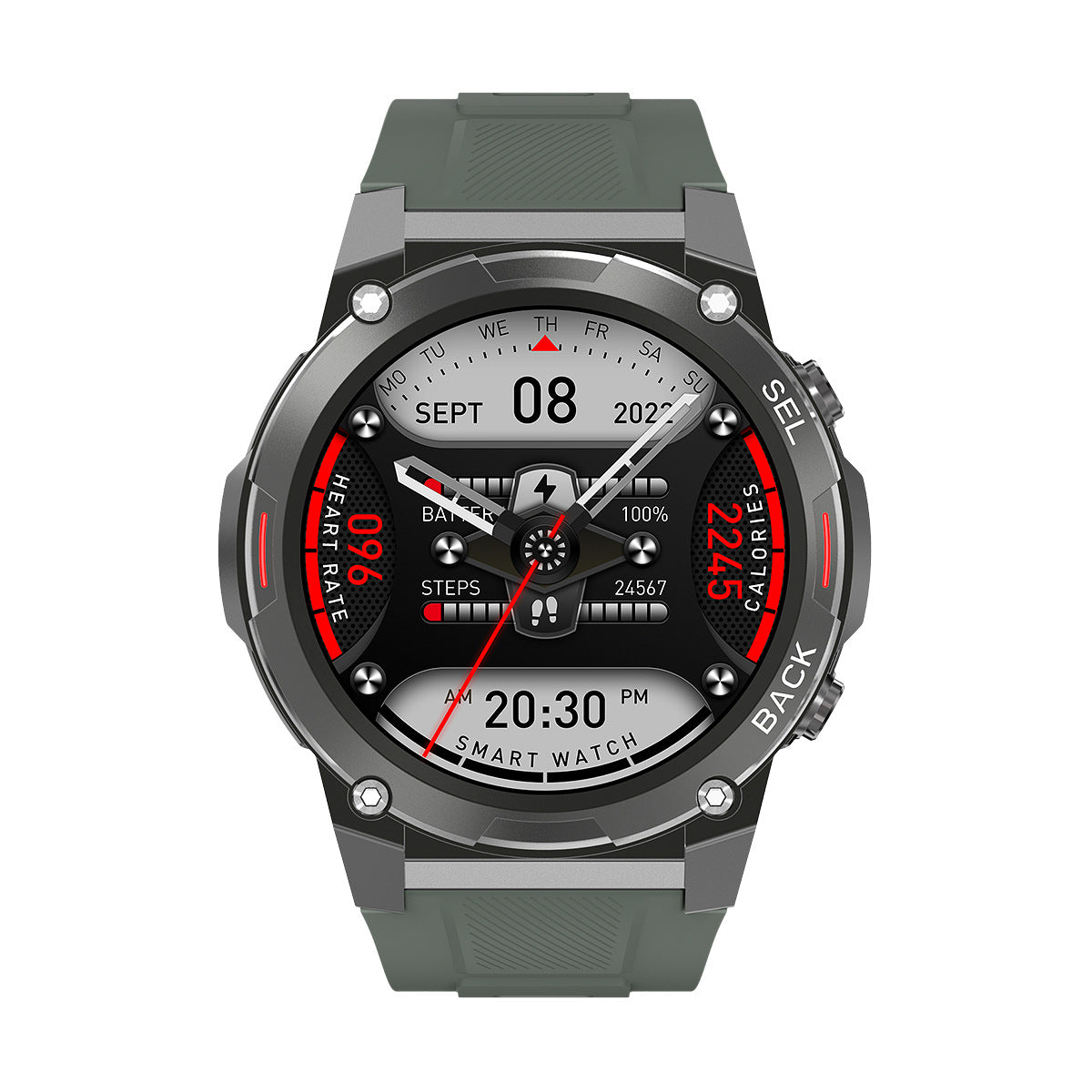 Anti-fall 143-inch Screen IP68 Waterproof NFC Smart Watch