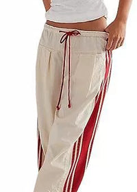 Beige with red edges