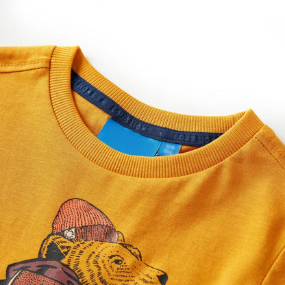 The Ochre Essence: Earth-Toned Long Sleeve Cotton Shirt